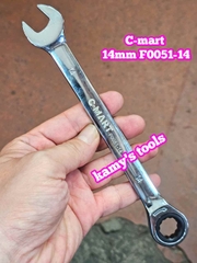 Cờ lê vòng miệng tự động C-mart 14mm 15mm 16mm 17mm 18mm 19mm F0051-14 F0051-15 F0051-16 F0051-17 F0051-18 F0051-19