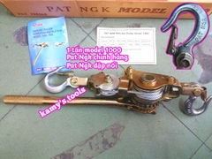 Kích căng cáp 1 tấn Pat Ngk NO1000 cáp 5mm dài 2200mm móc dập nổi chính hãng Haru