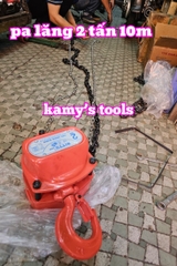 Pa lăng xích kéo tay nitto 2 tấn 10 mét (10m) 10VP5 xích chuẩn G80 loại tốt