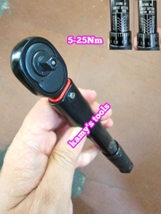 Cần siết lực chỉnh lực đen 1/4 inch 5-25Nm dài 265mm