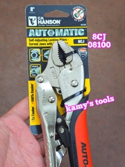 Kìm bấm chết tự động automatic Hanson 8CJ 08100 dài 8inch 203mm cán bọc nhựa