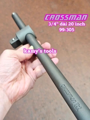 Cần tuýp trượt kéo 3/4 inch Crossman dài 20 inch 500mm 99-305