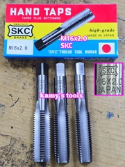 Bộ taro ta rô SKC nhật 3 mũi M16x2.0 dài 94mm đầu vuông 10mm