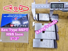 Dao tiện tiện ren ống INOX HSS Rex hiệu Kong Sung KSU 1-2 inch (34-60mm) hệ ren BSPT