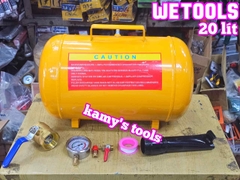 Bình hỗ trợ bơm bật tanh lốp hỗ trợ bơm lốp không săm ô tô 20 lít Wetools WT-152220