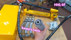 Cảo thủy lực bơm rời 5 tấn TLP HHL-5F đường kính mở 200mm sử dụng với bơm tay HHB-700C