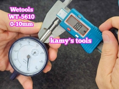 Đồng hồ so 0-10mm Wetools WT-6010 mặt 56mm