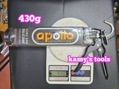 Súng bắn keo silicon Apollo dài 335mm thép dày nặng khoảng 430g