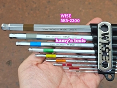Bộ lục giác bi Wise SBS-2000 1.5-10mm dạng đầu ngắn chính hãng nhật bản