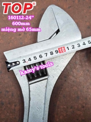 Mỏ lết miệng 24 inch 600mm TOP 160112-24 mở miệng tối đa khoảng 65mm