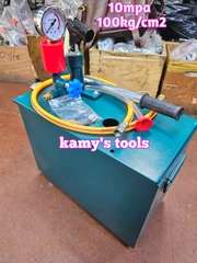 Bơm thử áp lực nước 10mpa 100kg/cm2 WTP-100 có van khóa nước cao cấp kamytools
