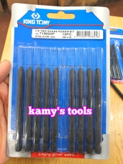 Mũi vít 4 cạnh bake 6mm chuôi lục giác dài 90mm 100mm 150mm Kingtony 719002P 711002P 711502P ( bán lẻ từng cái)