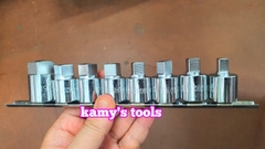 Bộ tuýp lú đầu vuông 8-19mm model 4118MR Kingtony, tuýp mũi vuông