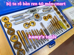 Bộ taro bàn ren 40 chi tiết model A1012 C-MART, bộ ta rô