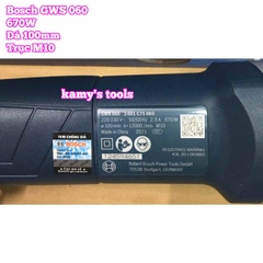 Máy mài góc Bosch GWS 060 đá 100mm trục M10 công suất 670W