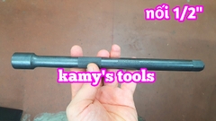 Cần Nối, Khúc Nối Tuýp 1/2 inch Hotssman 75mm 125mm 250mm xi đen, Cần Tuýp Nối 1/2