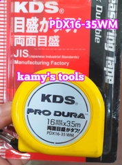 Thước cuộn thép 3.5m nhật KDS model PDX16-35WM bản 16mm, thước kéo 3.5 mét