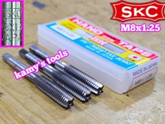 Bộ taro ta rô SKC M8x1.25 Nhật 3 mũi chính hãng logo khắc rõ nét