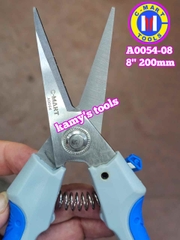 Kéo cắt tỉa cành đa năng mũi nhọn C-mart 8 inch 200mm A0054-08