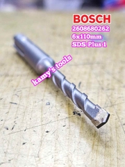 Mũi khoan bê tông chuôi gài SDS-Plus 1 Bosch 6mm dài 110mm 6x110mm 2608680262