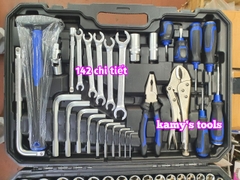 142 chi tiết bộ dụng cụ công cụ đồ nghề bộ tuýp đa năng 3 hệ 1/4 3/8 1/2 inch Yofe