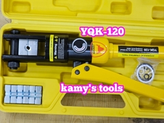 Kìm ép cos thủy lực YQK-120 10-120mm2 Manniu, kìm bấm cos Fresship Extra