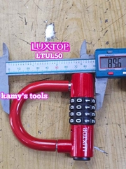 Ổ khóa số mật mã chữ U 4 chữ số Luxtop LTUL50 càng dài 50mm
