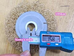 Bánh cước chổi thau đánh rỉ sét đường kính 100mm 125mm 150mm kamytools