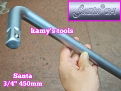 Cần tuýp cong L 3/4 inch dài 18 inch 450mm Santa 86-118