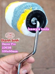 Cọ lăn sơn Decor Pro 3 màu Thanh Bình 100x60mm 2DC08