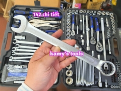 142 chi tiết bộ dụng cụ công cụ đồ nghề bộ tuýp đa năng 3 hệ 1/4 3/8 1/2 inch Yofe