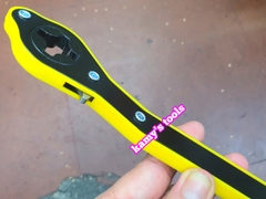 Tay quay đội xếp kích xếp kích chữ A, tay quay tự động bánh cóc đảo chiều dài 34cm và bộ chuyển đổi kamytools