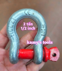 Ma ní omega 2 tấn 1/2 inch đường kính ty ren 15mm
