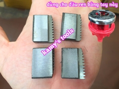 Lưỡi dao tiện ren ống bằng tay 13mm 17mm 21mm 27mm 34mm 42mm 49mm 60mm để lắp vào các đầu tiện ren (1 bộ 4 lưỡi)