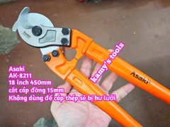 Kìm cắt cáp điện lõi đồng nhôm Asaki 18 inch 450mm AK-8211 đường kính cắt 15mm