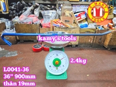 Xà beng đầu dẹp đầu nhổ đinh thân lục giác 36 inch 900mm C-mart L0041-36