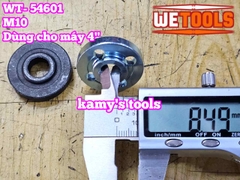 Ốc hãm máy mài bộ tán mài mặt bích kẹp đĩa cắt lưỡi đá mài M10 cho máy mài góc 100mm Wetools WT-54601