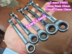 Cờ lê vòng miệng tự động C-mart 8mm 9mm 10mm 11mm 12mm 13mm F0051-08 F0051-09 F0051-10 F0051-11 F0051-12 F0051-13