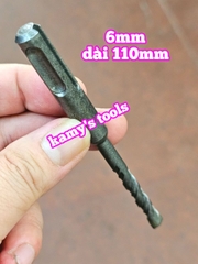 Mũi Khoan Bê Tông Đuôi Gài Avatar 6mm 8mm dài 110mm 6x110mm 8x110mm