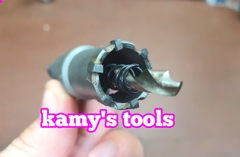 Mũi khoét inox sắt đầu hợp kim công nghệ Đức cao cấp 15mm-53mm