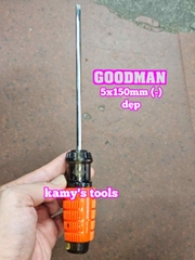 Tua vít cán gai Goodman 5mm dài 100mm 150mm 200mm bake dẹp 5x100mm 5x150mm 5x200mm 91504PH 91504STM 91506PH 91506STM 91508PH 91508STM