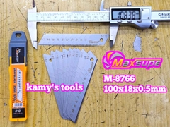 Lưỡi dao rọc giấy rọc cáp 100x18x0.5mm Maxsupe M-8766
