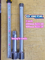 Cần nối khúc nối tuýp 1 inch Kingtony dài 8 inch 16 inch 8251-08 8251-16