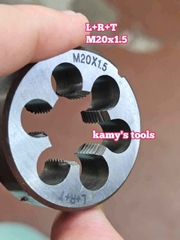Bàn ren M20x1.5 M20x2.5 L+R+T (LRT) dụng cụ tạo ren ngoài bulong