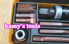 Bộ tua vít đóng tự động và lấy ốc vít gãy Santa 12 chi tiết, tô vít đóng