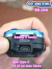 Đèn làm việc mini nhỏ gọn Kingtony ZS20A sạc type C độ sáng max 150 Lumen