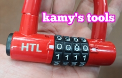 Ổ khóa số chữ U mật mã 4 chữ số cao cấp