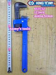 Mỏ lết răng Kingtony 12 inch 300mm 6531-12 mở miệng 42mm