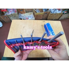 Bộ đột đục lỗ bông tu 6 cây Kingtony model 1006PR, bung tu