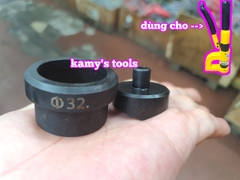 Khuôn đột lỗ tôn tròn 16mm 18mm 20mm 22mm 25mm 28mm 32mm dùng cho SYD-25 SYD-32